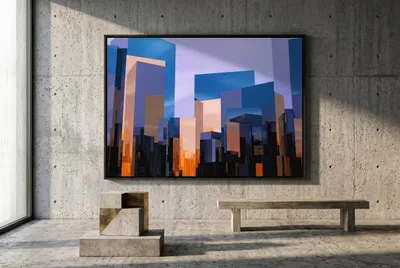 Interior view: Metropolitan architecture in colour