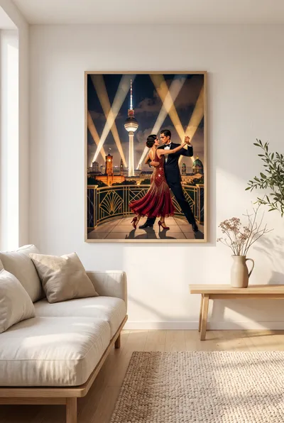 Interior view: Berlin: tango of the golden night