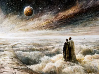 Wall art: A glimpse into eternity