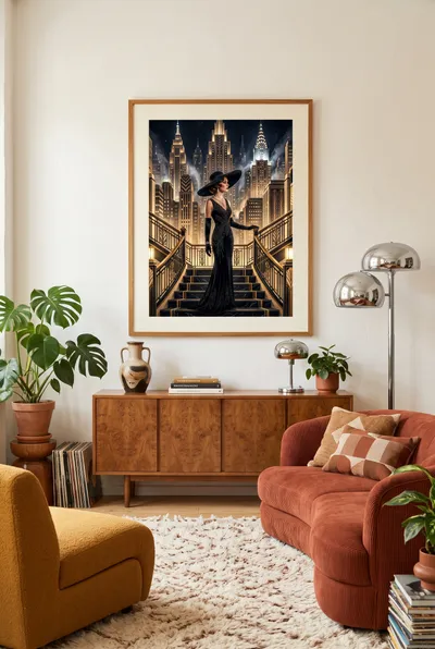 Interior view: Golden Age glamour: the night belongs to her