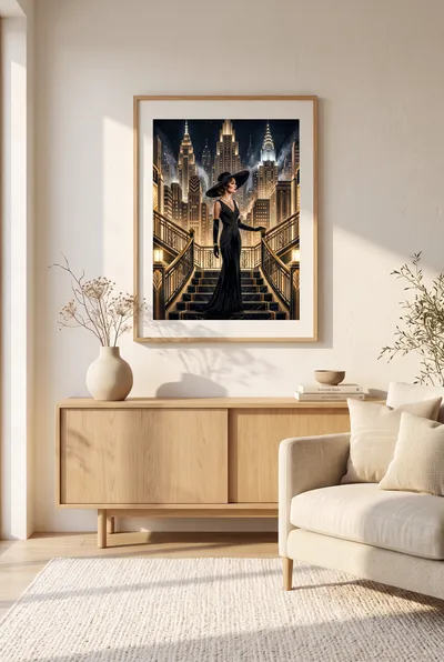 Interior view: Golden Age glamour: the night belongs to her