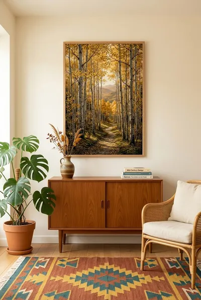 Interior view: Golden autumn