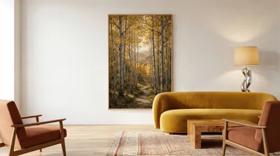 Interior view: Golden autumn