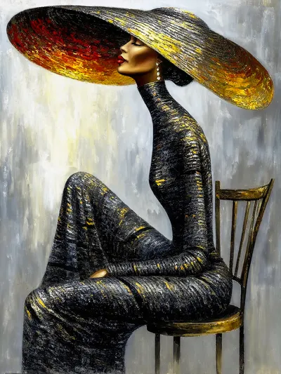 Wall art: Quiet self-possession